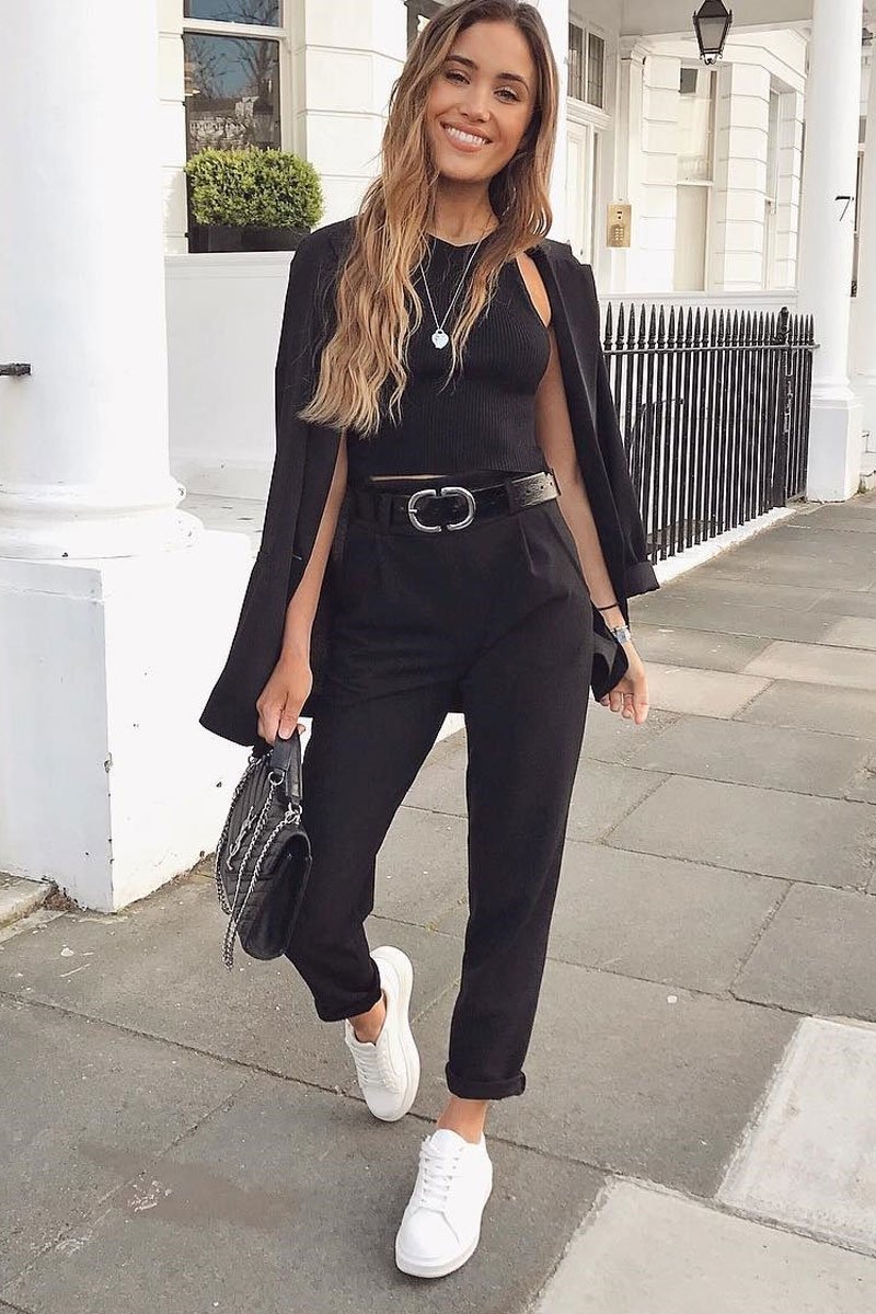 H&M - Cigarette trousers outfit ideas for casual and... | Facebook